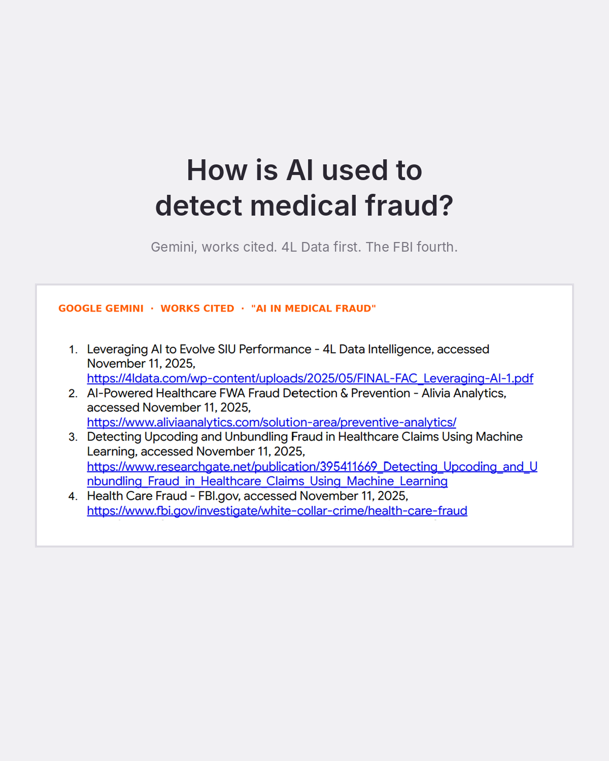Getting 4L cited by AI search